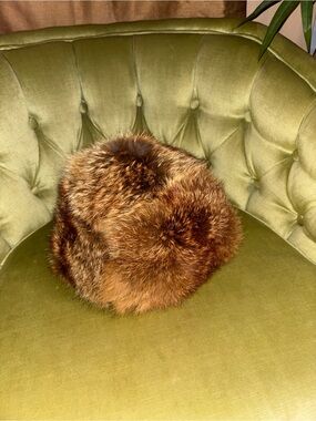 Miss Alaska Women's Winter 100% Real Rabbit Fur hat Female 55-59
